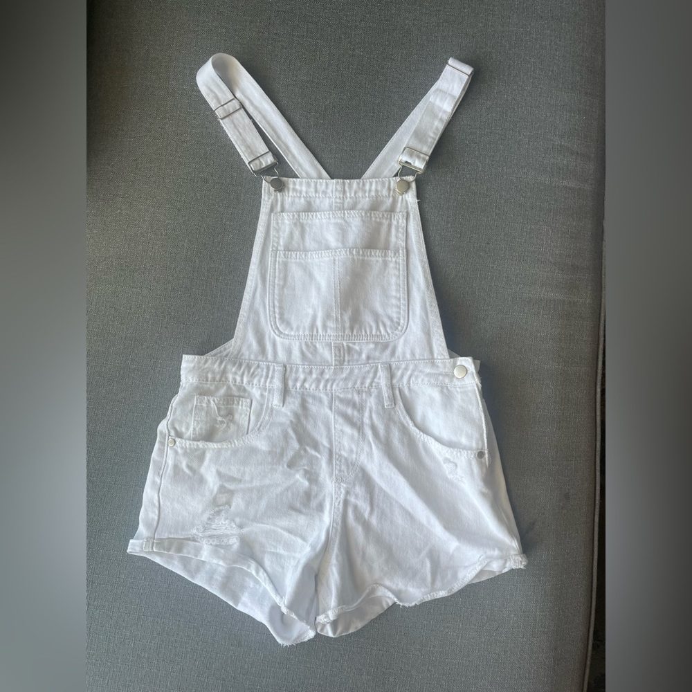 Superdown Classic White Overalls